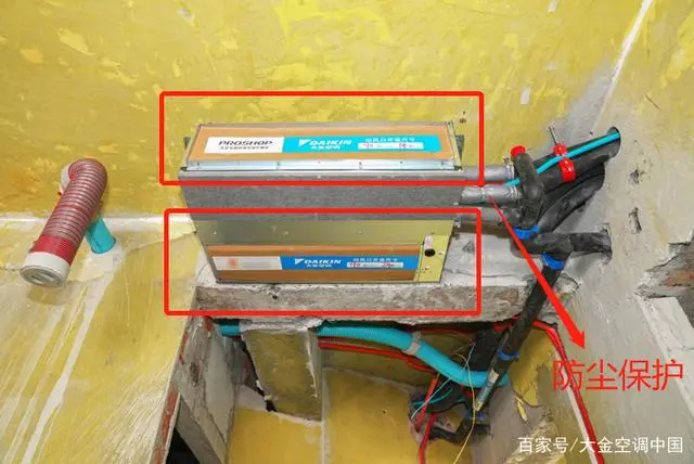 中央空调安装平面图_中央空调图安装图片_中央空调安装图